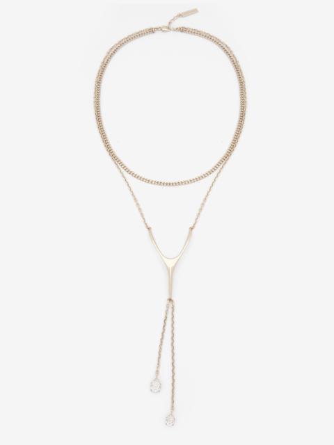 Alexander McQueen Wishbone Necklace