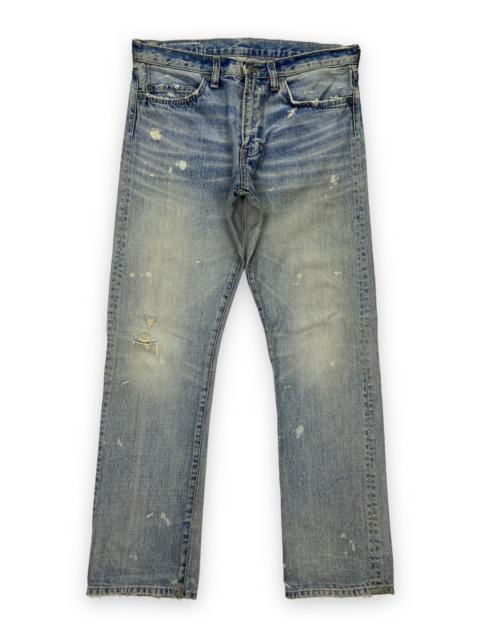 Other Designers Designer - Rna Slang From Chaos Distressed Painter Jeans