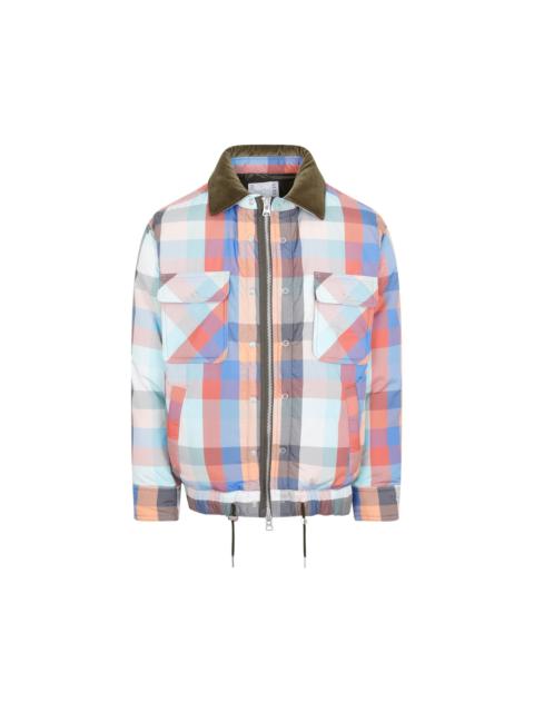 sacai Sacai Plaid Padded Blouson Men