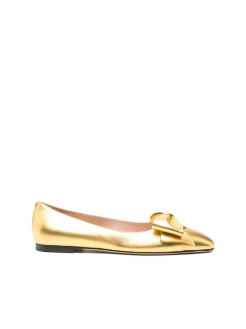 Valentino Garavani Gold Ballet Flats Women