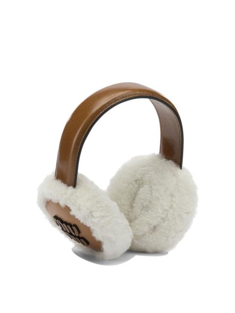 Miu Miu Miu Miu Earmuffs In Ovis Aries