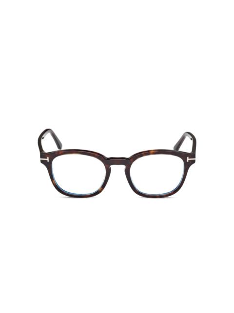 TOM FORD clip-on round glasses