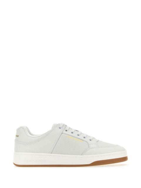 SAINT LAURENT Saint Laurent Men White Leather Sl/16 Sneakers