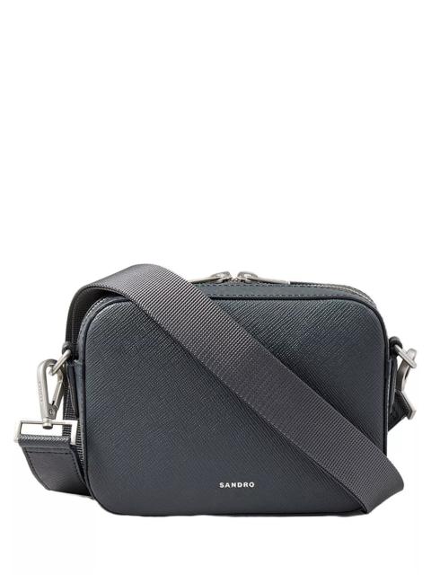 Sandro Men's Small Saffiano Leather Bag