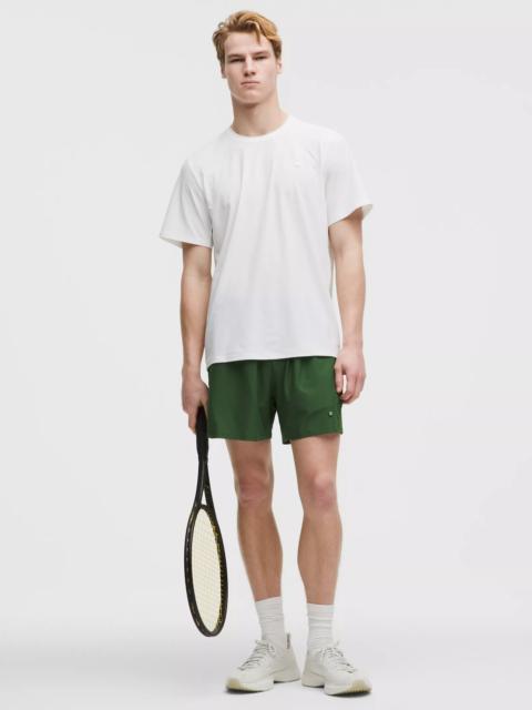 lululemon Striped Mesh Tennis Short 5"