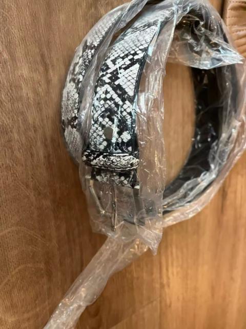 110 cm Snake Pattern PU Leather Belt