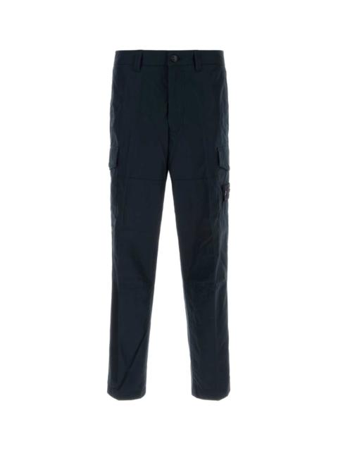 Stone Island Stone Island Men Navy Blue Cotton Cargo Pant