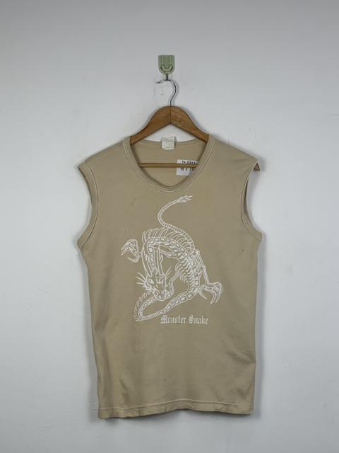 Other Designers Vintage - Vintage 90s Monster Snake Sleeveless Tee