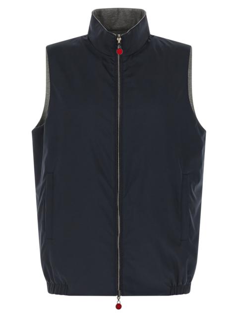 Other Designers Kiton Men Double Face Nylon Vest