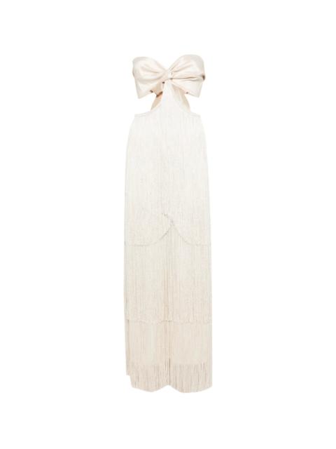 BLESS Bless Fringed Maxi Dress