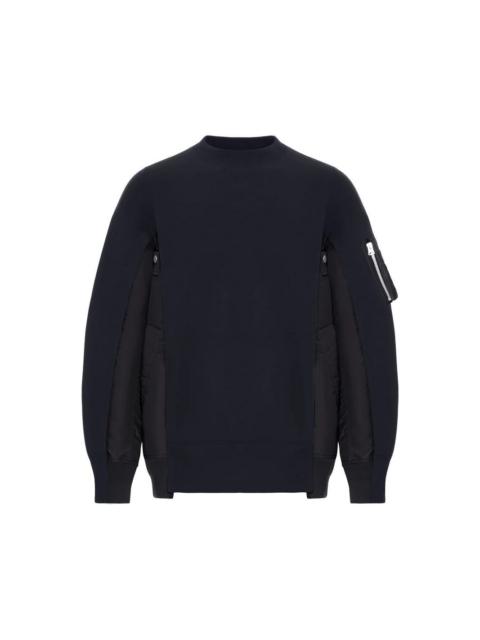 sacai SACAI Black Sweatshirt New & Authentic (Men's size:M;)