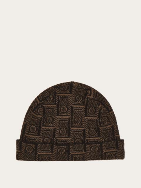 Ferragamo monogram beanie