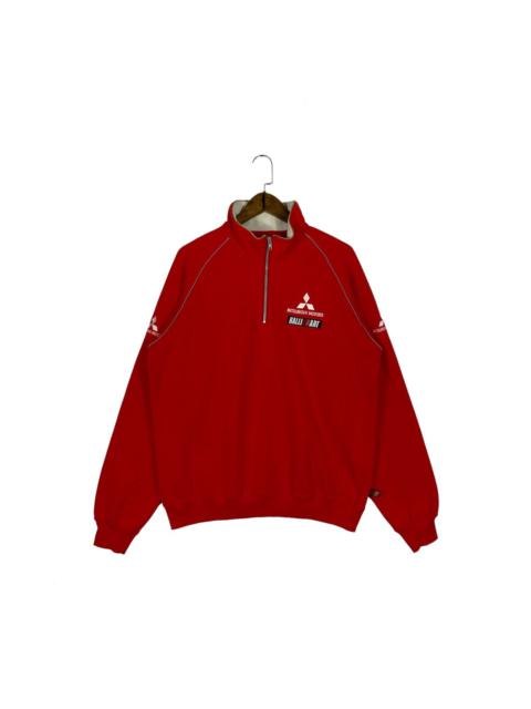 Other Designers Vintage Mitsubishi Ralliart Quater Zip Sweatshirt
