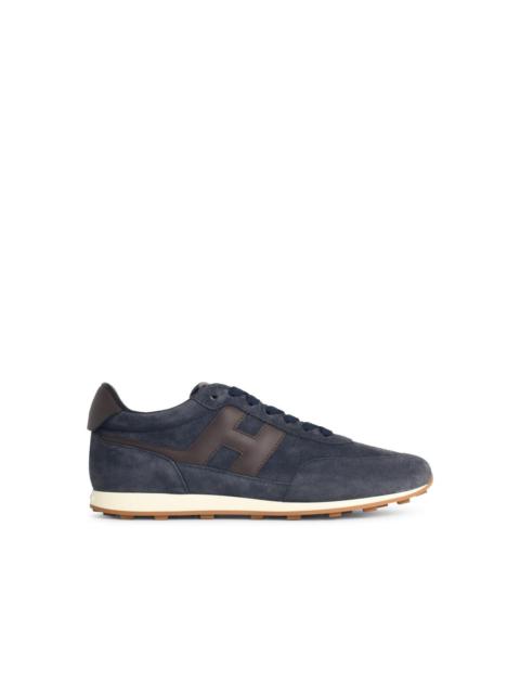 HOGAN Hogan 'ATHLETIC' Blue Suede Sneakers Men