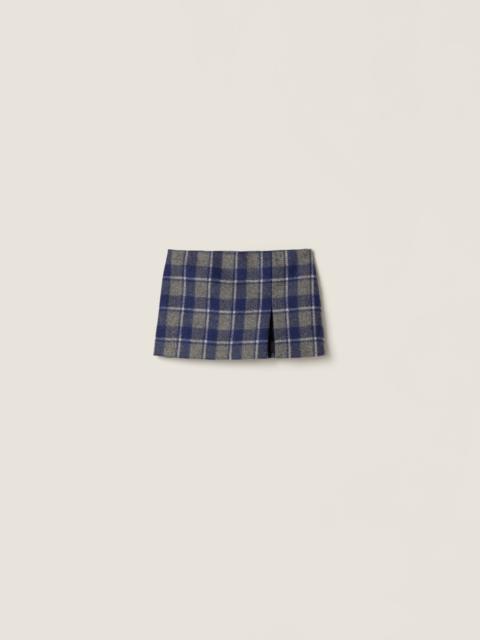 Miu Miu Checked miniskirt
