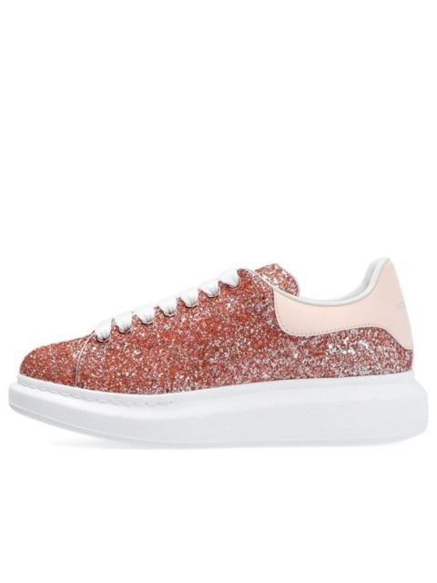 (WMNS) Alexander McQueen Oversized Glitter Sneaker 'Pink' 558944W4NC15530