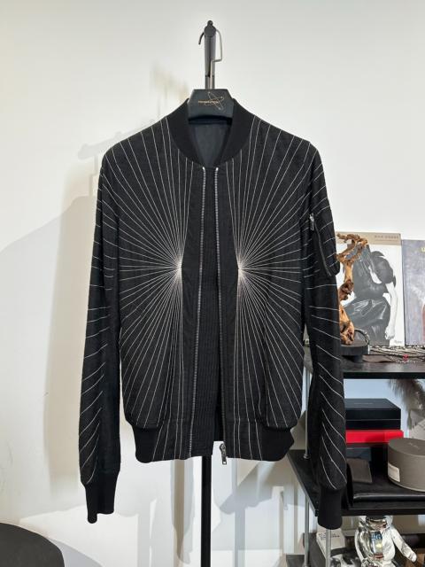 Rick Owens Rick Owens SS17 "WALRUS" Radiant Embroidered Bomber Jacket Rick Owens