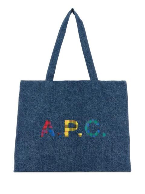 A.P.C. Woman Denim Diane Shopping Bag