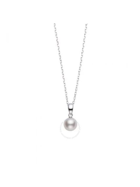 MIKIMOTO MIKIMOTO 8mm AA grade Akoya Cultured Pearl Pendant in 18K White Gold