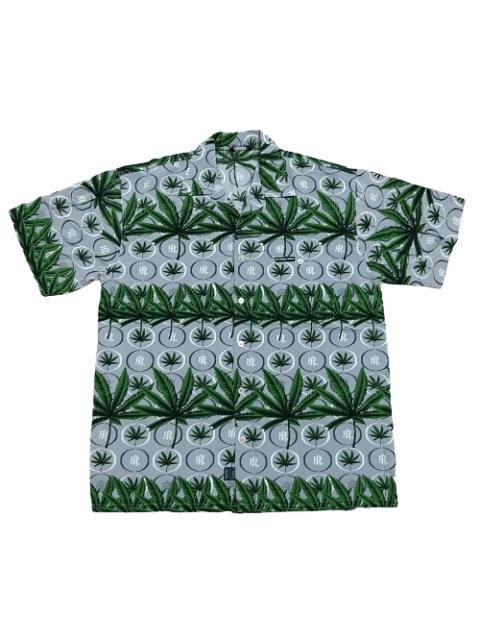 Other Designers Japanese Brand - NICE💥MUSSO FULL PRINT HEMP GRAPHIC BUTTON UP HAWAII SHIRT