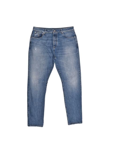 Brunello Cucinelli Brunello Cucinelli Light Blue Relaxed Trousers
