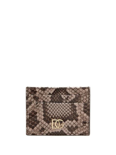 Dolce & Gabbana snake DG cardholder