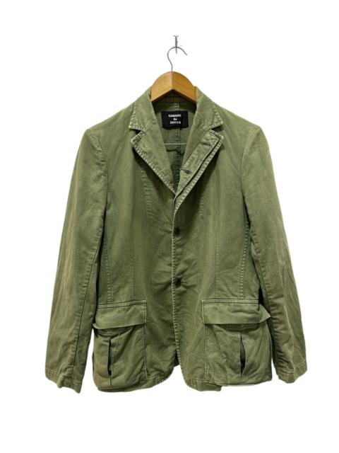 Other Designers Issey Miyake - Cabane De Zucca Jacket Military Color Stlye