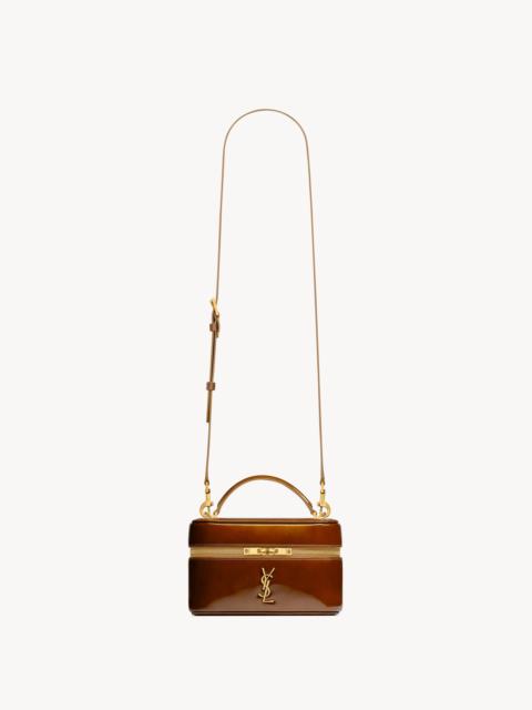 SAINT LAURENT GABY VANITY BAG IN PATENT LEATHER