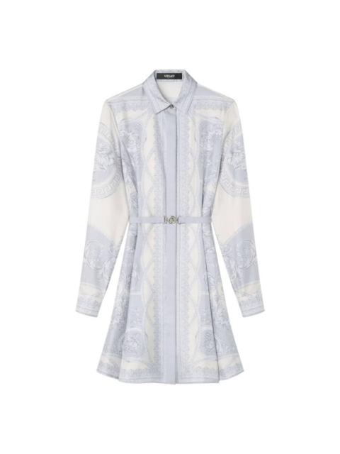 VERSACE Versace La Coupe Des Dieux Mini Shirt Dress