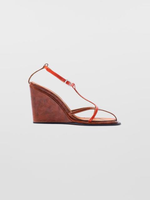 SUNNEI TURBO SANDALO HEELS / orange