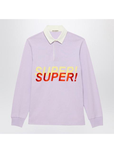 Other Designers Jw Anderson Lilac Super Super Polo Shirt Men