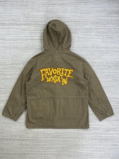 Other Designers If Six Was Nine × Japanese Brand × Vintage - Vtg Wask Favorite Big Embroidery Multipocket Hoodie Jacket