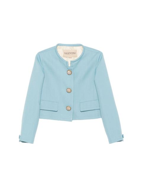 Valentino Short collarless jacket