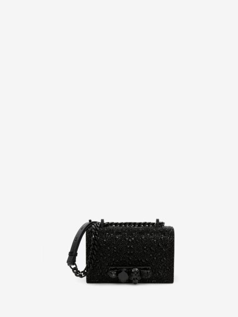 Alexander McQueen Crystal-embellished Mini Jewelled Satchel
