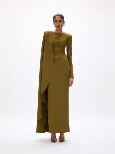 RACHEL GILBERT DION CAPE GOWN