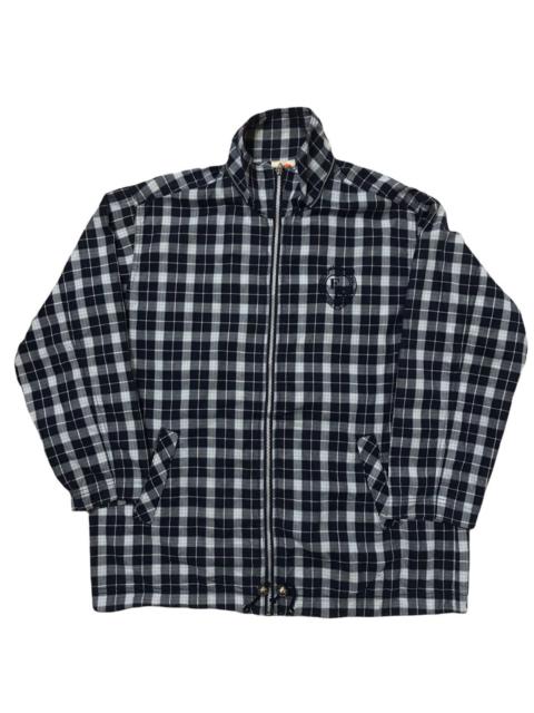 Other Designers Vintage Ellesse Plaid Cotton Light Jacket