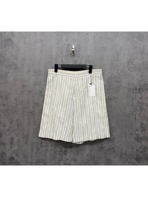 Dior Dior striped all-logo silk shorts