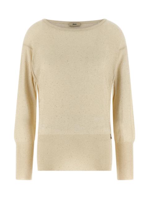 Herno Lamé and sequin yarn sweater