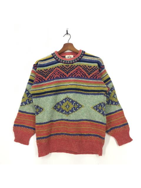 Other Designers Vintage - Vintage Astrrico Multicolor Wool Knit Sweatshirt