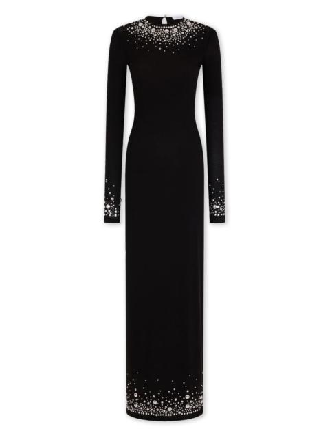 rabanne hotfix-embellishment maxi dress