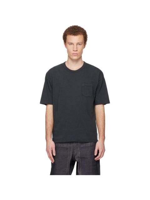 visvim Black Jumbo S/S DMGD T-shirt