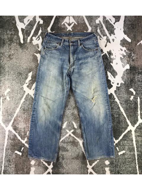 Other Designers Vintage - Vintage Levi's 503 Jeans Distress Faded Blue Denim KJ1457