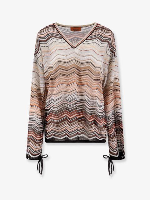 Missoni Missoni Multicolor Viscose And Metallic Fiber Sweater