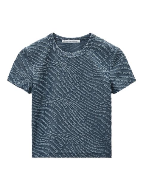 Alexander Wang Jacquard Logo Baby Tee