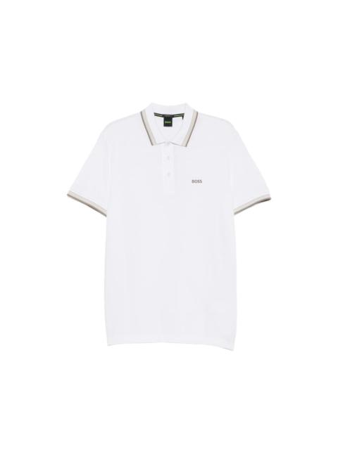 BOSS Boss White Polo Shirts Men