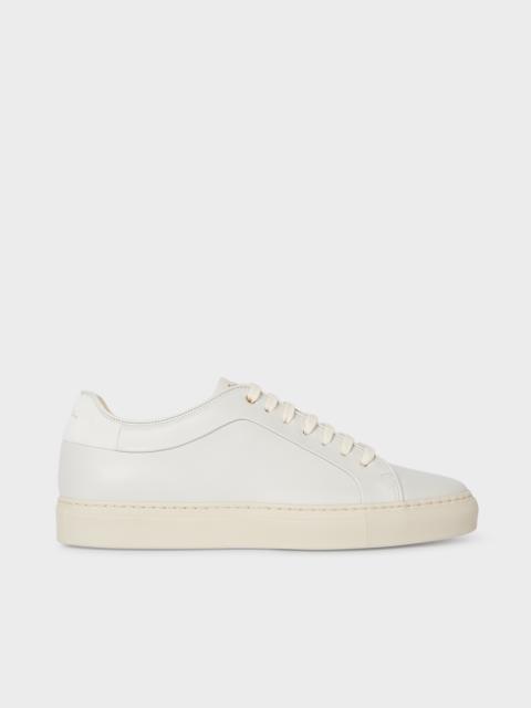 Paul Smith Cream White Leather 'Basso' Sneakers