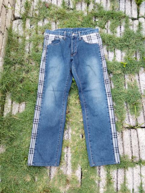 Other Designers Burberry Prorsum - Burberry London Blue Label Nova Check Jeans