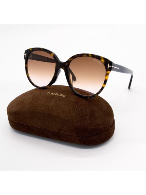 TOM FORD NEW TOM FORD TF957/D 52F WOMEN ROUND SUNGLASSES FT0957/D/S