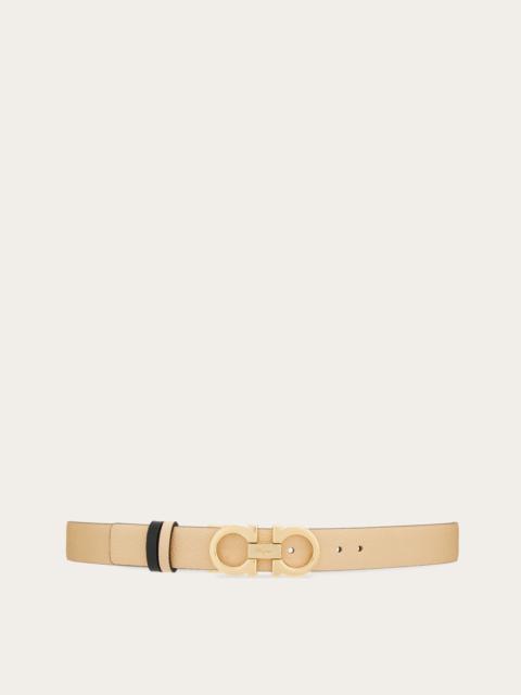 FERRAGAMO Reversible and adjustable Gancini belt