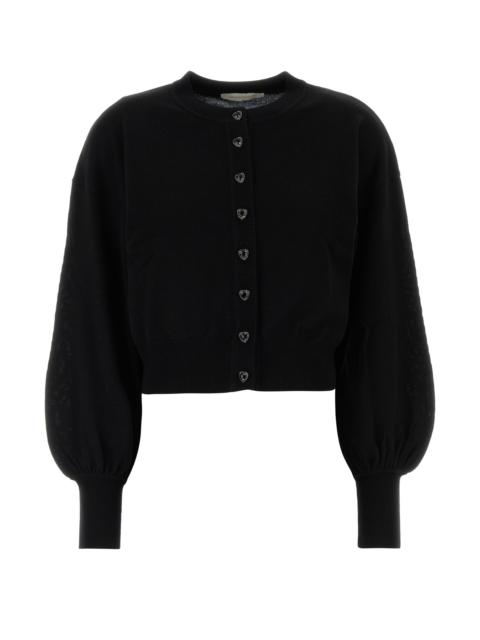 Zimmermann Black wool cardigan